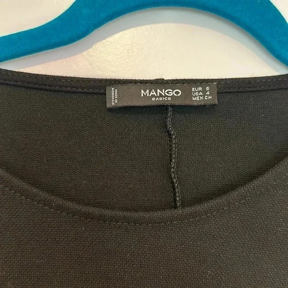 4/$25 Mango Basics Black Sheath Dress Sz S - Picture 4 of 7